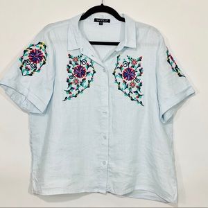 Velvet Heart Crop Top Blouse